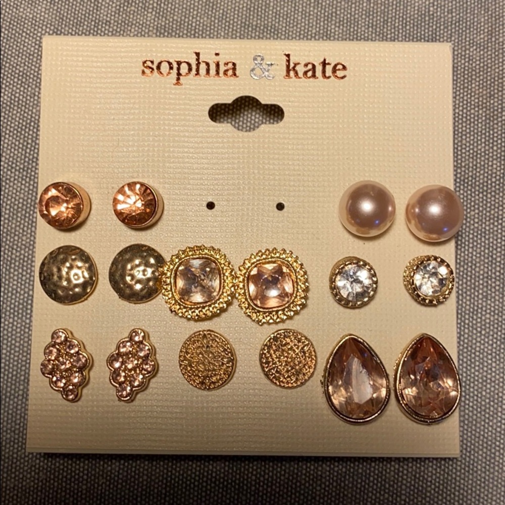Gold Earring Set